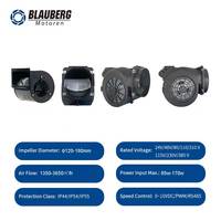 Ventilateur d'extraction de salle de bain Blauberg 160mm Nutone conception arrière sans brosse ventilateur centrifuge à Air chaud OEM pris en charge
