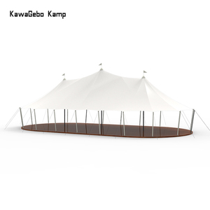 Yumuq 100 ㎡ sang trọng vĩnh viễn Kết Cấu Thép Nhà hàng lều ngoài trời cho sự kiện tiệc cưới - Product Image 5