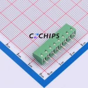 1727078 Screw Terminal Block Through hole Component (THT),P=3.81mm Connector 3.81mm Green 8P 1 - Product Image 2
