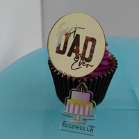 Mini Acryl Cupcake Topper für Baby Party für Vatertag Kuchen Dekoration Nummer-förmige Überwachungs scheibe