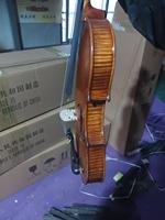 Violon Guarneri 4/4 en bois européen, grain flammé, son doux et agréable, épicéa et érable massifs, fait main