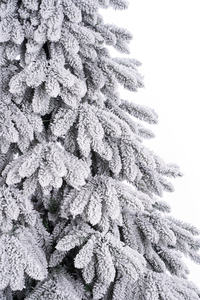 Snow White Standing 450 <b>Lights</b> Premium Flocked PVC Christmas <b>Tree</b> with 1458 Tips and Snowflakes <b>for</b> <b>Outdoor</b> Holiday Decor - Product Image 5