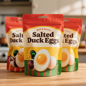 Tùy chỉnh in cấp thực phẩm nhiệt độ cao nấu ăn đứng lên túi đảm bảo tăng cường an toàn bao bì trứng vịt muối - Product Image 3
