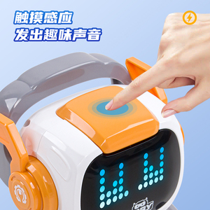 R31 New Intelligent Educational Cartoon Model Programmable LED <strong>Lights</strong> Small RC <strong>Robot</strong> <strong>Toy</strong> for Kids - Product Image 6