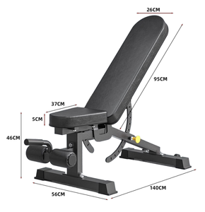 Banc de musculation réglable, équipement de gym, machine de musculation, bancs d'entraînement de force pour un entraînement complet du corps - Product Image 4