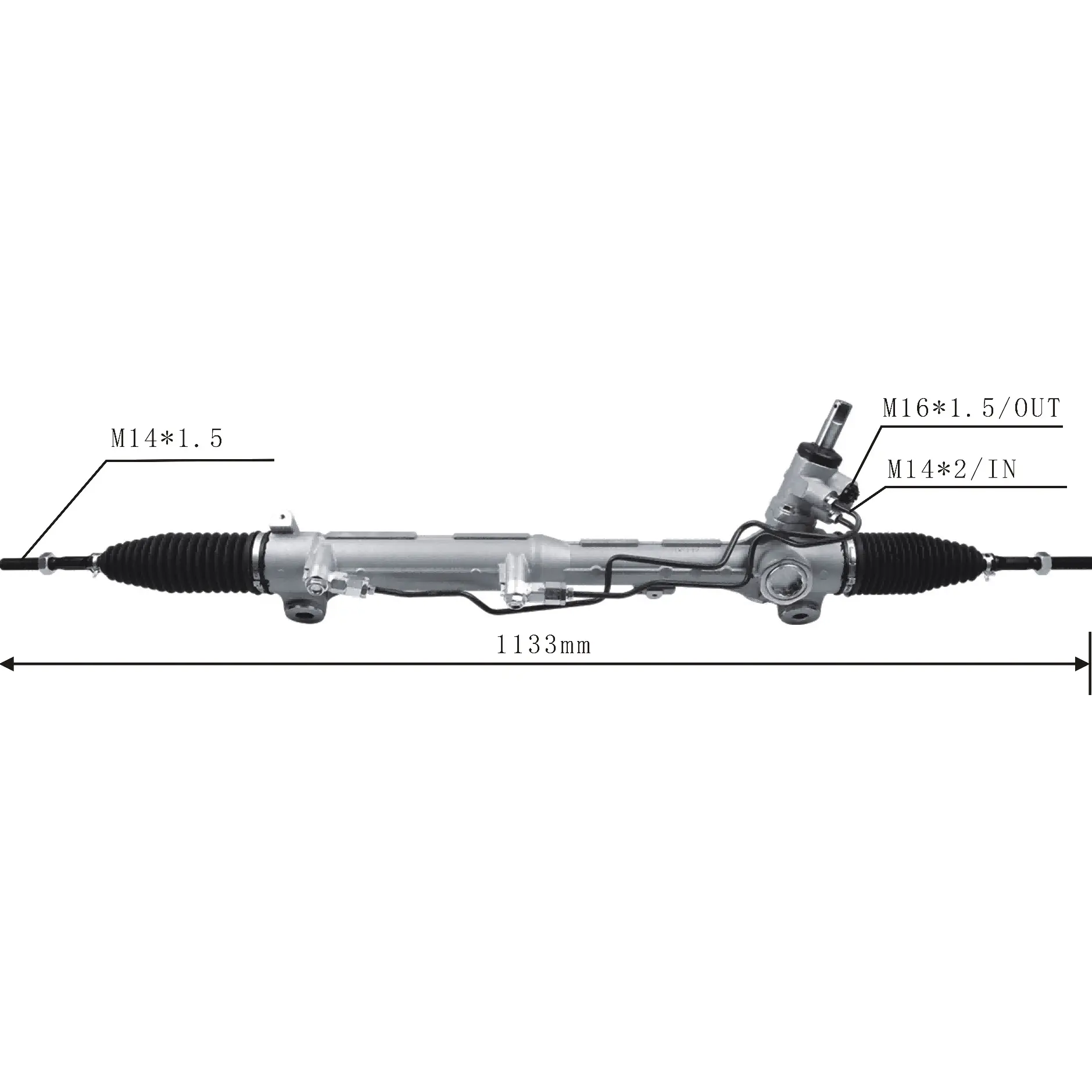 Lhd UC2B-32-110 Ab313504bg Voor Mazda Bt50 4wd Ford Ranger 2013-2017 2/4wd Stuurbekrachtiging