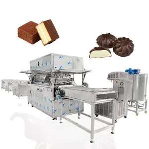 OCEAN Commercial Bench Top Automatic Date Donut Coating Chocolate Temper Enrobe Machine Price