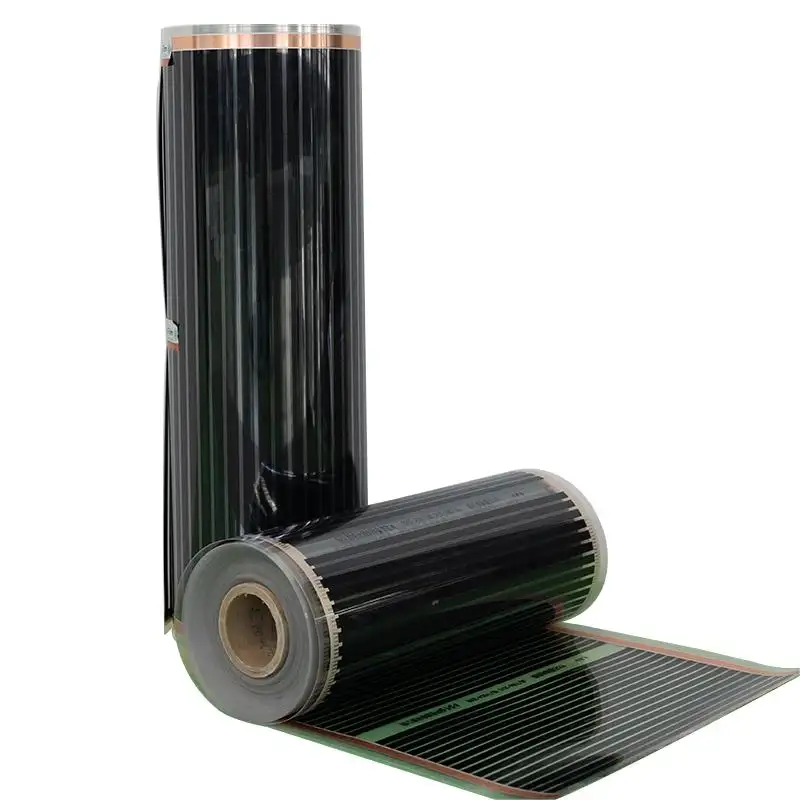 Electric Floor Heating System Custom Size 220v Encapsulated Electrothermal Carbon Fiber Graphene Far Infrared Heating Film