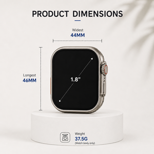 ชุดนาฬิกาอัจฉริยะ UX6, สายซิลิโคนสำรอง 7+1 เส้น, รองรับการโทรผ่านบลูทูธ หน้าจอสัมผัส นาฬิกาอัจฉริยะเพื่อสุขภาพ ชุดคอมโบนาฬิกาอัจฉริยะ - Product Image 2