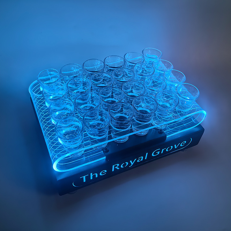 OEM Custom Rechargeable Wine Glass Shelf