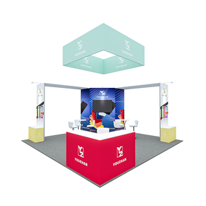 Open Tentoonstellingsstand Met Opslagruimte, Geschikt Voor Het Weergeven Van Advertenties En Opknoping Tv-Promoties - Product Image 6