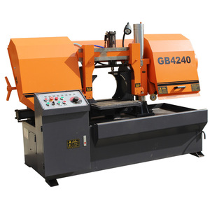 Scie à ruban Gb4240 automatique numérique haute productivité pour la découpe de barres et de tôles en acier - Product Image 2