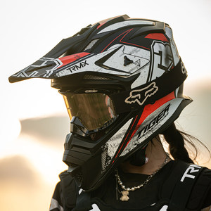 <span class=keywords><strong>Casque</strong></span> intégral de style TR homologué DOT pour hommes et femmes, motocross, enduro, VTT, course - Product Image 3