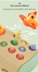 ของเล่นเสริมพัฒนาการเด็กเล็ก ฝึกนับเลข ฝึกการรับรู้สี เกมตีตัวตุ่นรูปนกหัวขวาน พร้อมแสงและเสียงเพลง - Product Image 5