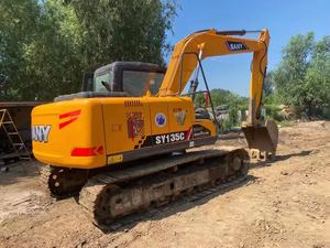 Excavadora usada SANY SY135C máquina excavadora de segunda mano SANY SY95C SY135C SY155C SY205C en Stock para la venta en Shanghai - Product Image 4