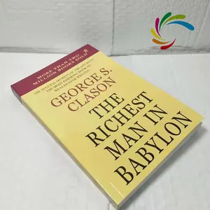 Produsen Softcover A5 Buku Stok Murah Orang Terlaris Di Babylon Cahaya Modern Novel Desain Buku Bahasa Inggris untuk Orang Dewasa