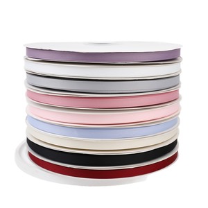 Nine-Colored Ribbon Grosgrain Ribbon 1Cm Solid Color Woven Elastic For DIY Bow Clothing Accessories - Product Image 4