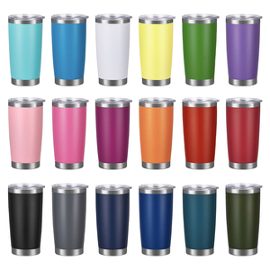 Gobelet isotherme personnalisé anti-fuite 20oz 30oz à double paroi sous vide pour café et bière, en acier inoxydable - Product Image 2