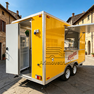 Remolques de Comida Móviles Totalmente Equipados, Camión de Comida para Postres, Waffles y Crepas, Camiones de Comida Móviles en Venta en EE. UU., Remolque de Comida Personalizado - Product Image 3