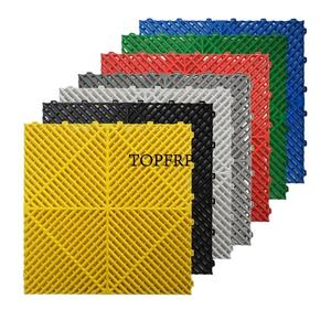 Carreaux de garage en plastique à emboîtement pour revêtement de sol de garage - Product Image 1