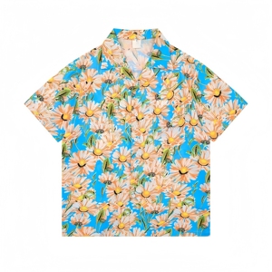 <span class=keywords><strong>Camisa</strong></span> de Verano Personalizada para <span class=keywords><strong>Hombre</strong></span>, <span class=keywords><strong>Camisa</strong></span> Casual de Playa con <span class=keywords><strong>Manga</strong></span> <span class=keywords><strong>Corta</strong></span>, Cuello en V, Antiarrugas, con Estampado Personalizado - Product Image 1