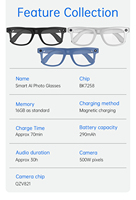 Gafas Inteligentes Originales con IA y Asistente ChatGPT, Cámara HD 1080P, Grabación de Video, Traducción en Tiempo Real, Audio