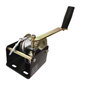 Máy kéo cáp tự hãm 1 cuộn, máy kéo cáp bánh răng vít, 2000LBS - Product Image 1