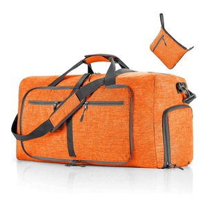 Sacs de voyage pliables RTS en gros, sacs de week-end mixtes avec compartiment à chaussures, unisexe, imperméables et résistants aux déchirures - Product Image 1