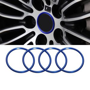 Garniture centrale en aluminium, 4 pièces, décoration, anneau de <span class=keywords><strong>moyeu</strong></span> de roue de voiture, <span class=keywords><strong>autocollant</strong></span> pour <span class=keywords><strong>BMW</strong></span> 1 2 3 5 7 série X1 X3 X5 X6 - Product Image 3