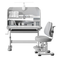 Ensemble de table et de chaises d'étude pour enfants en métal moderne multifonctionnel pour chambre à coucher et salon, bureau d'apprentissage pour enfants