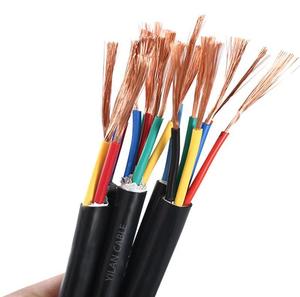 Câbles flexibles à 6 conducteurs <span class=keywords><strong>Câble</strong></span> électrique en cuivre 7 noyaux 0.5mm 0.75mm 1mm 1.5mm 2.5mm 4mm 6mm Fil de haut-parleur Caoutchouc PVC <span class=keywords><strong>triphasé</strong></span> - Product Image 2