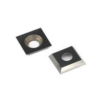 Outils de tournage sur bois Embouts de lame d'insertion en carbure Diamant 10x30x2.5-27 degrés Outils de coupe d'insertion Travail du bois