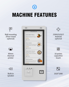 Panel táctil PCAP de 21 pulgadas, <span class=keywords><strong>Android</strong></span> y Windows, terminal de pago <span class=keywords><strong>Pos</strong></span>, tableta, quiosco todo en uno para pedidos de autoservicio - Product Image 5
