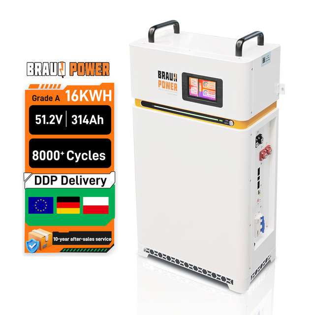 EU PL UA Stock Lifepo4 48v Solar Battery Renewable Energy Power Bank 51.2v 314ah Battery Pack 15kwh 16kwh Lithium Ion Batteries