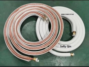 Tubería de cobre aislada con PE de alta densidad, tubo de cobre puro anticondensación para aire acondicionado <span class=keywords><strong>split</strong></span> - Product Image 1