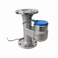 Compteur d'eau numérique industriel DN80 en acier inoxydable avec lecture à distance M-bus/RS485