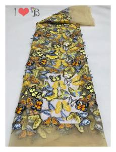 Elemento farfalla tessuto di pizzo <span class=keywords><strong>ricamato</strong></span> elegante 3d floreale <span class=keywords><strong>ricamato</strong></span> in <span class=keywords><strong>tulle</strong></span> francese tessuto <span class=keywords><strong>per</strong></span> abito da sera <span class=keywords><strong>per</strong></span> feste - Product Image 3