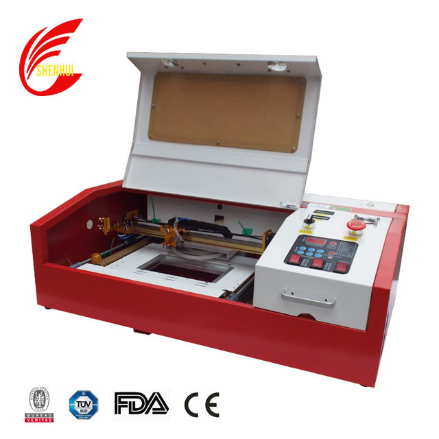 Mini CO2 30x20 CM Laser Engraver and Cutter for Hobby Rubber Stamps