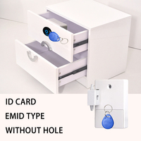 Serrure Intelligente Électronique pour Meuble d'Armoire, Verrou Invisible à Capteur Caché pour Tiroir, Carte RFID