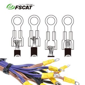 FSCAT 360個入り ワイヤコネクタ - 絶縁電線端子（銅） - リング、バット、スペード、フォークコネクタキット - Product Image 3