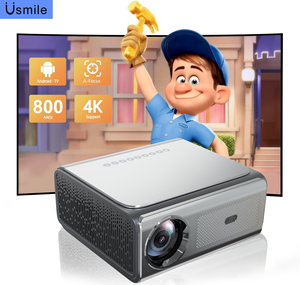 Fully Connection Portable <strong>Built</strong>-<strong>in</strong> Netflix YouTube Android <strong>TV</strong> <strong>Projector</strong> with Apps and 5G WiFi 4D Keystone - Product Image 2