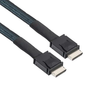 HOLLOW Oculink SFF8611 PCIE 4.0 Cable Male To Male 0.8M Customizable Length For Graphics Card Dock <b>Hard</b> <b>Drive</b> Connection - Product Image 4