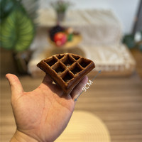 Modèle de pain aux noix de seigle nordique en PU, accessoires de photographie, décoration de vitrine de boulangerie, jouet compressible