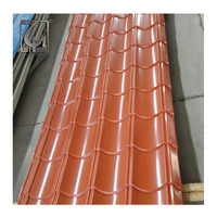 Tôle de toiture en acier prélaqué ondulé PPGI couleur RAL 3020