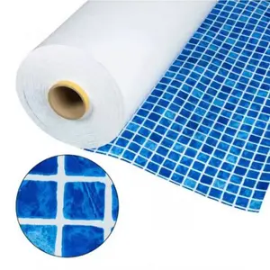 free sample swimming pool liner tarpaulin blue color pvc pool liner fabric 1.5mm swimming pool liner patch