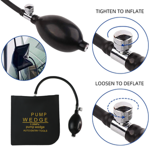 Bộ dụng cụ mở khóa cửa xe khẩn cấp bằng thép không gỉ, tay cầm dài, 20 món, kèm bơm - Product Image 3