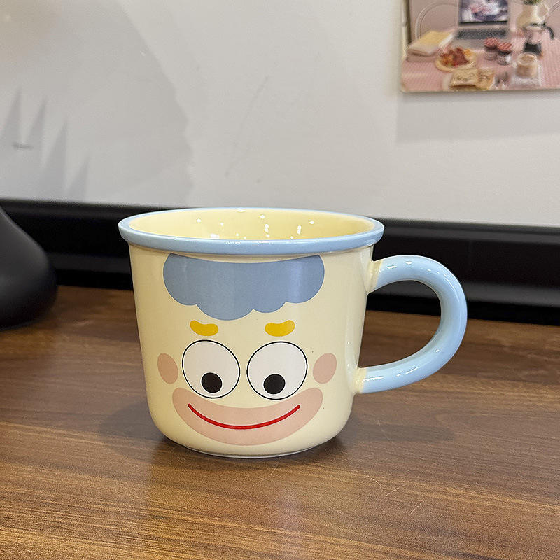 ถ้วยเดี่ยวสีฟ้า