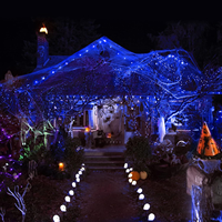 Guirlandes solaires extérieures IP65 en fil de cuivre, 8 modes, pour jardins, arbres, décorations de Noël et d'Halloween