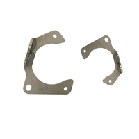 Supports de frein personnalisés en aluminium CNC avec trous, supports de frein en acier pour rotor hybride