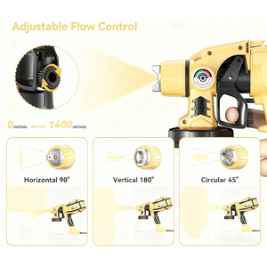 Pistolet pulvérisateur de peinture OEM DIY pour usage domestique, 700W, outils de peinture automobile, machine HVLP sans air - Product Image 3